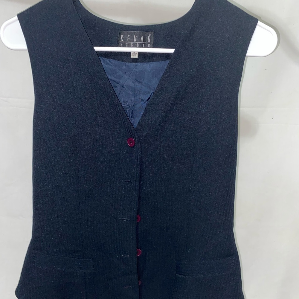Blue  Vest